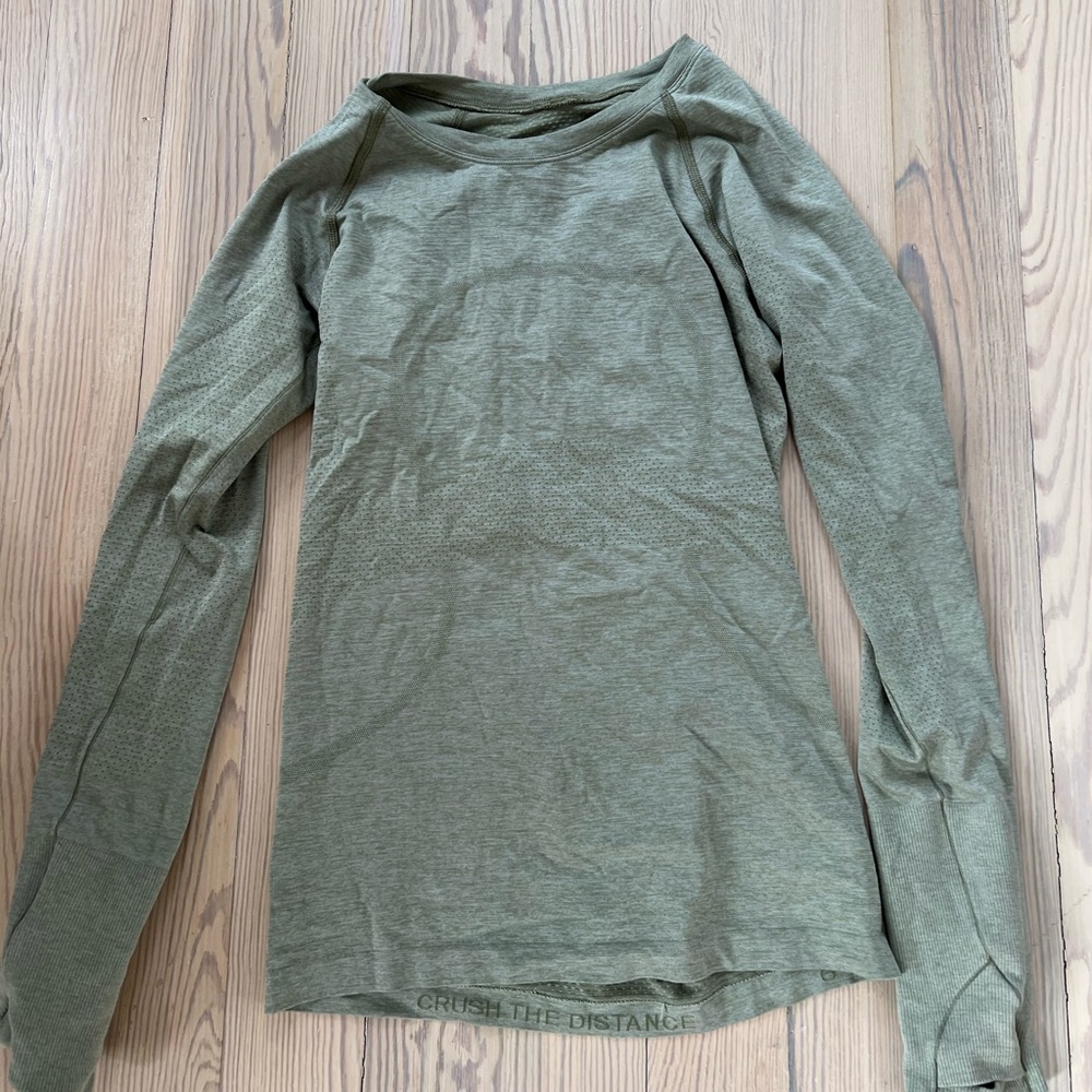 lululemon green long sleeve